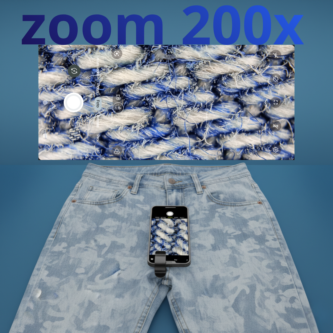 Lente de microscopio para teléfono