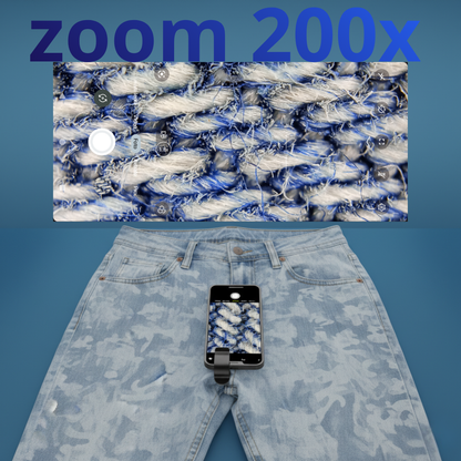 Lente de microscopio para teléfono